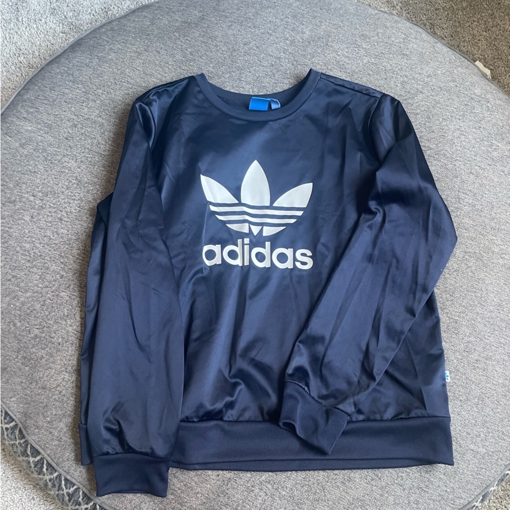 Blue long sleeve adidas